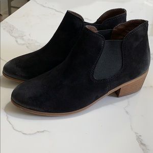 NWOT BP Black Suede Booties